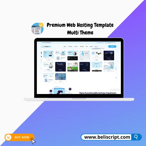 Jual Premium Web Hosting Template - Multi Theme: Solusi Desain Canggih untuk Bisnis Hosting Anda!