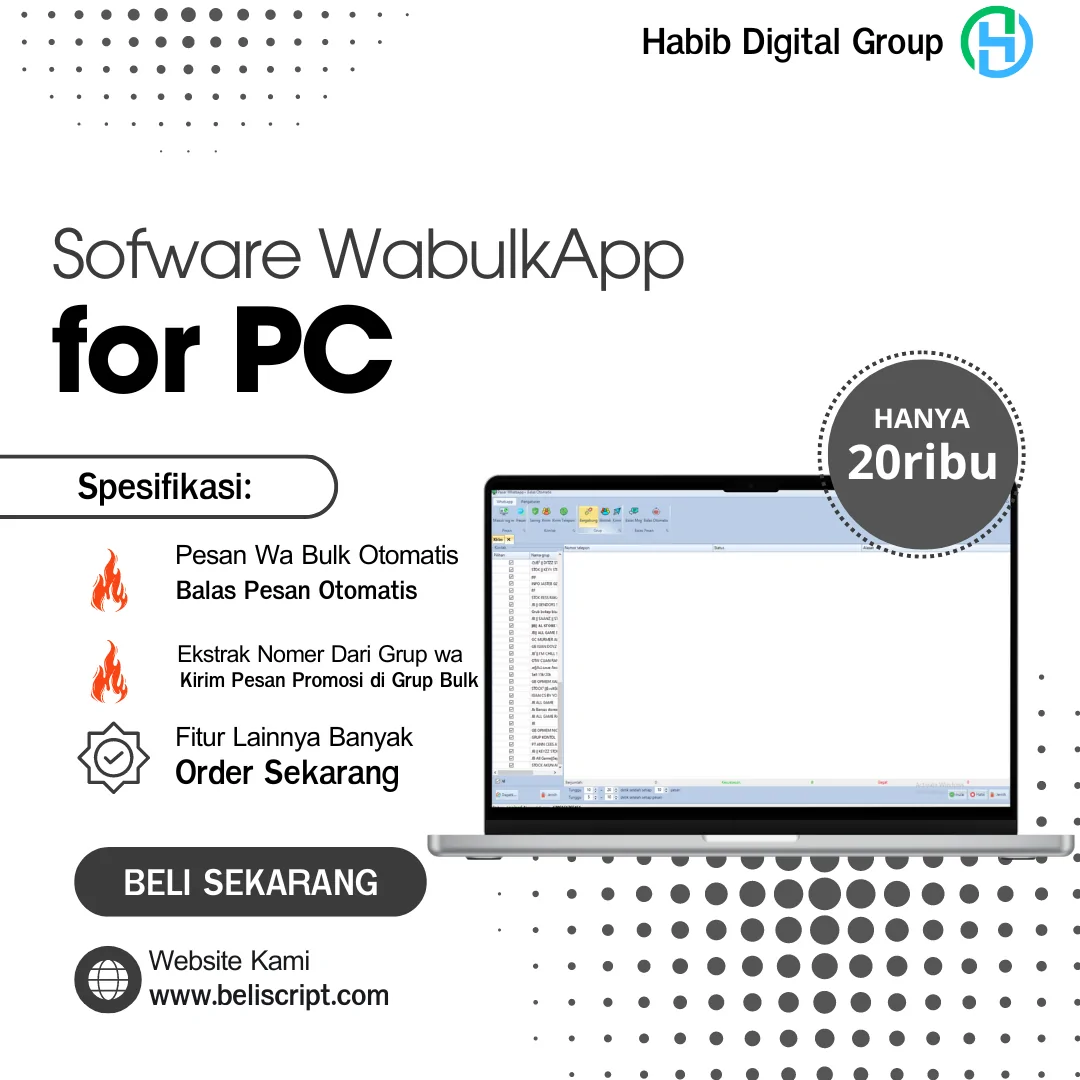 Sofware WabulkApp for PC - Bisnis /Promosi Share