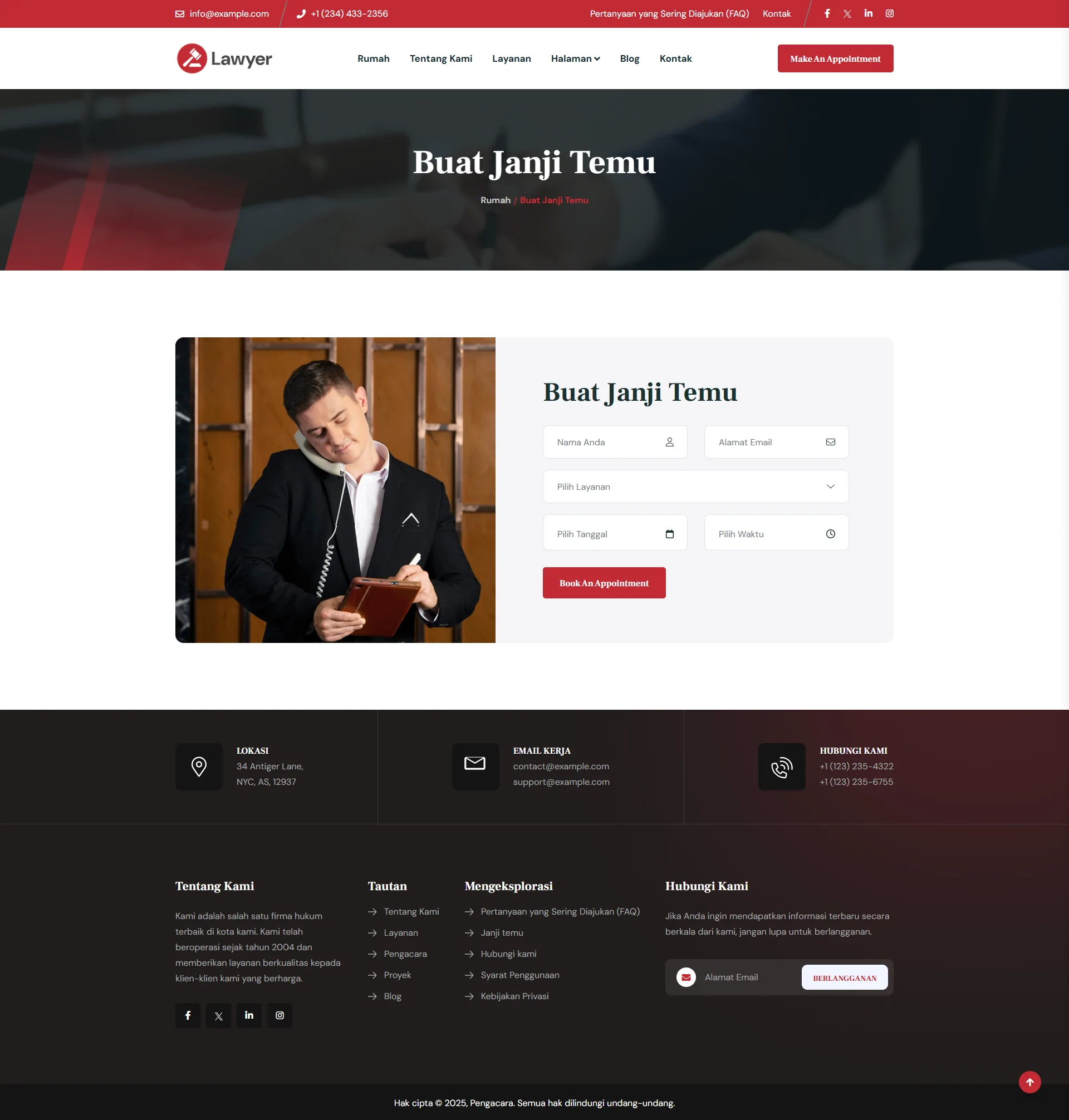 Jasa Pembuatan Website Lawyer & Firma Hukum - Profesional