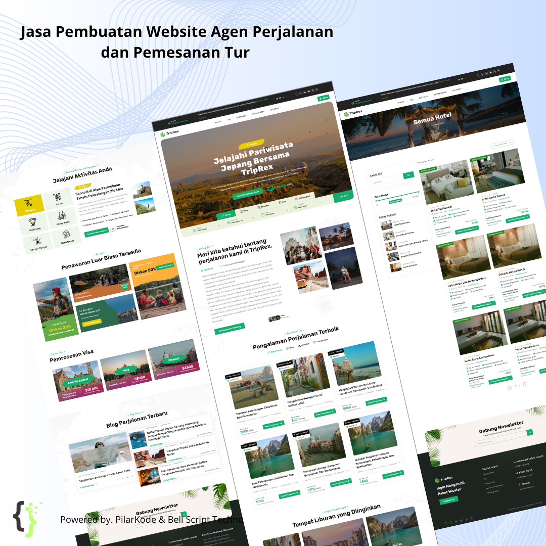 Cara Membangun Bisnis Agen Travel Automatis: Review Script TripRex & Jasa Pembuatan Website Travel Terbaik