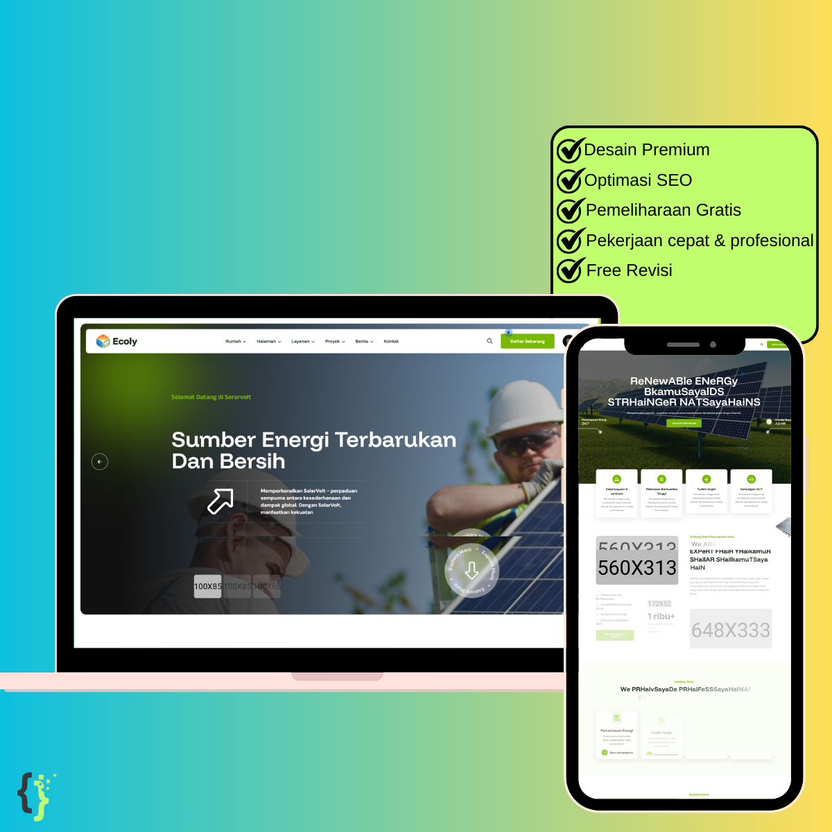 Jasa Pembuatan Website Teknisi Panel Surya Surabaya & Sidoarjo: Solusi Digital Tingkatkan Omset Bisnis Energi Terbarukan