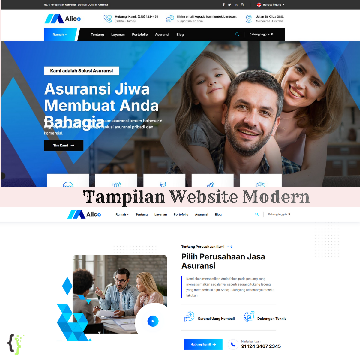 Jasa Pembuatan Website Asuransi Profesional – SEO Friendly & High Conversion