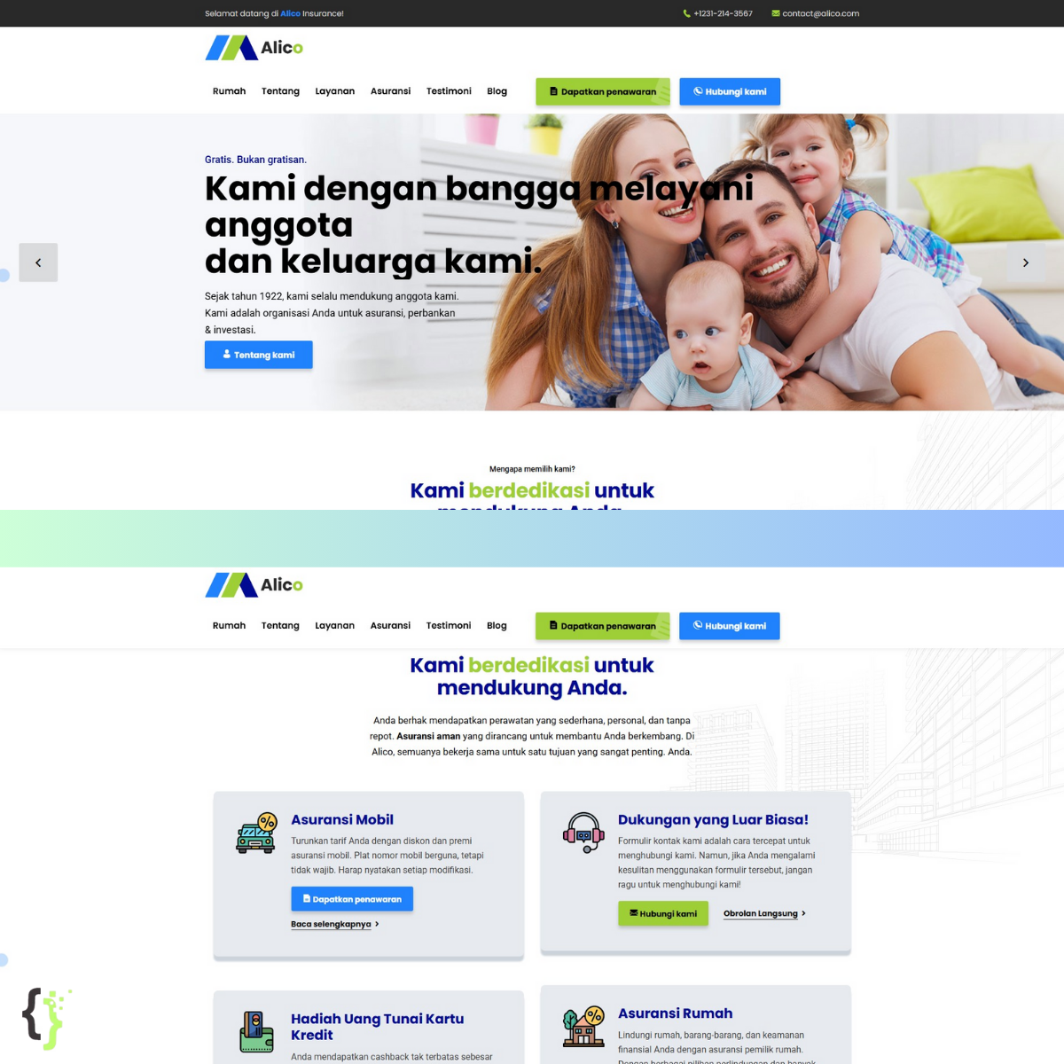 Jasa Pembuatan Website Asuransi Profesional – SEO Friendly & High Conversion