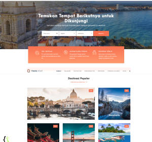 Jasa Pengembangan Website Travel Agent & Landing Page Professional