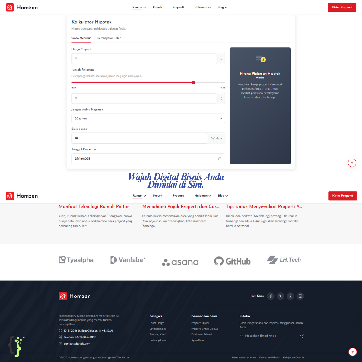 Website Properti & Real Estate Premium (Full System) - Siap Pakai