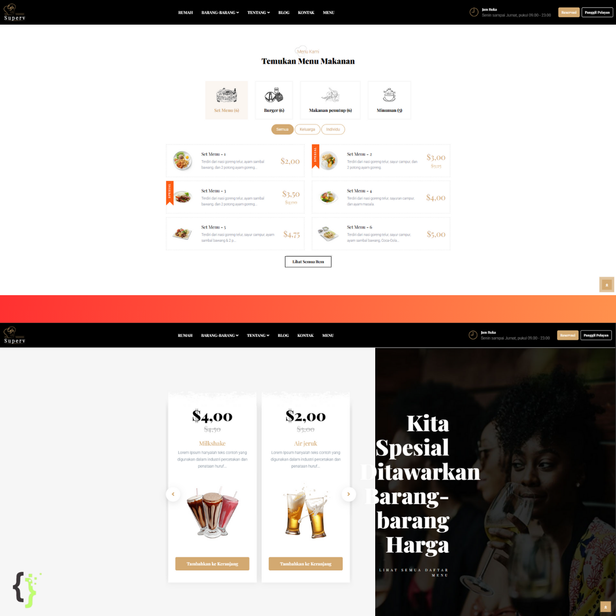 Jasa Pembuatan Website & Sistem Kasir Restoran Online (Support POS + PWA + QRIS)