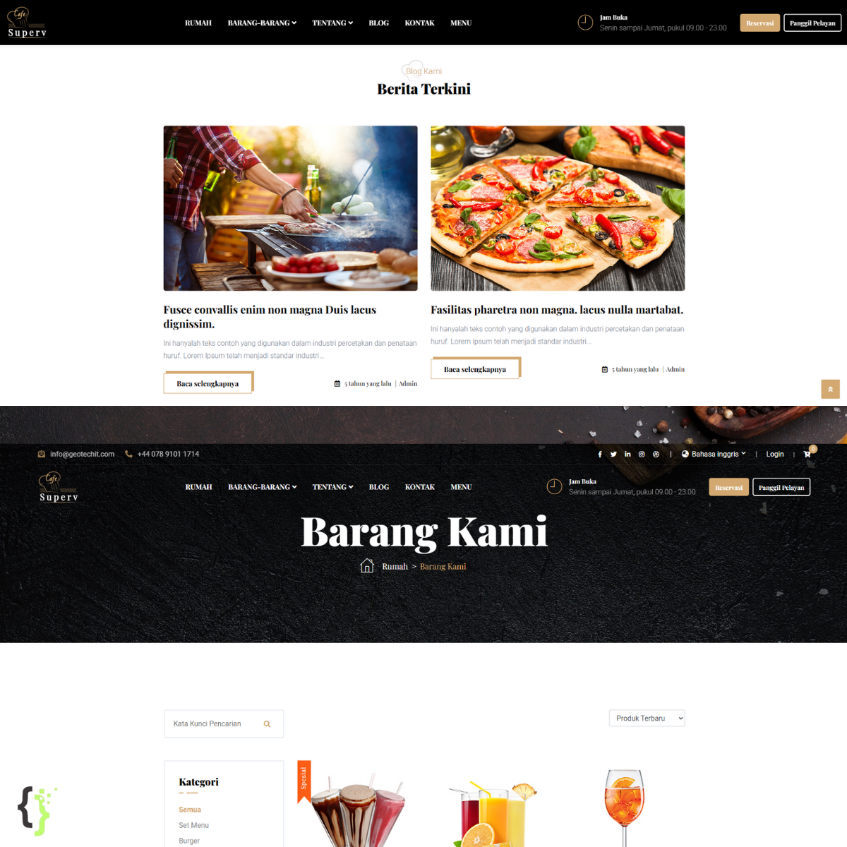 Jasa Pembuatan Website & Sistem Kasir Restoran Online (Support POS + PWA + QRIS)