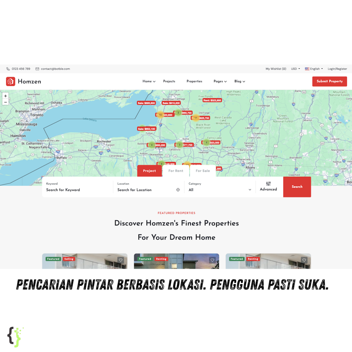 Website Properti & Real Estate Premium (Full System) - Siap Pakai